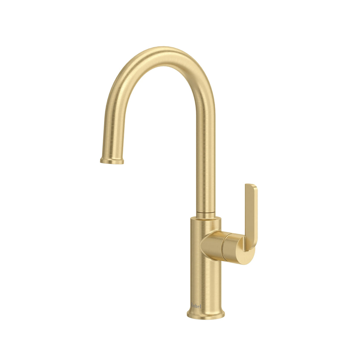 Riobel Authentica Bar/Food Prep Kitchen Faucet with C-Spout - Satin Brass US4 (AU601US4)