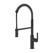 Riobel Authentica Pre-Rinse Pull-Down Kitchen Faucet - Black (AU221BK)
