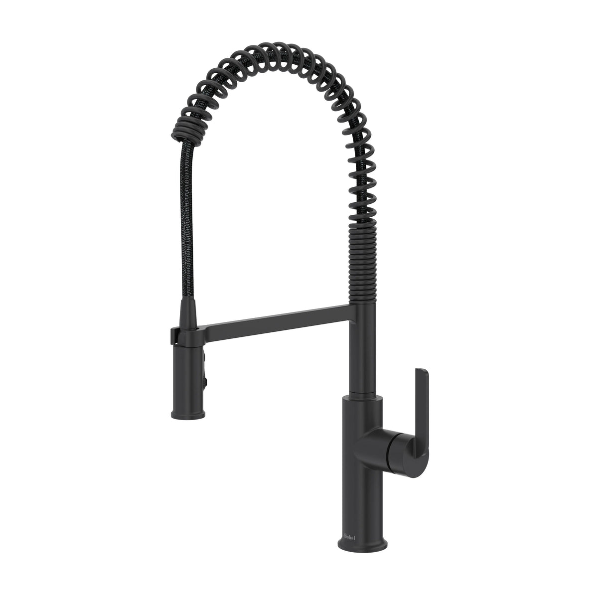 Riobel Authentica Pre-Rinse Pull-Down Kitchen Faucet - Black (AU221BK)