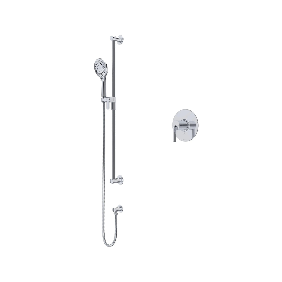 Riobel Authentica Pressure Balance Shower with Hand Shower Set - Chrome (AU54C-SPEX)
