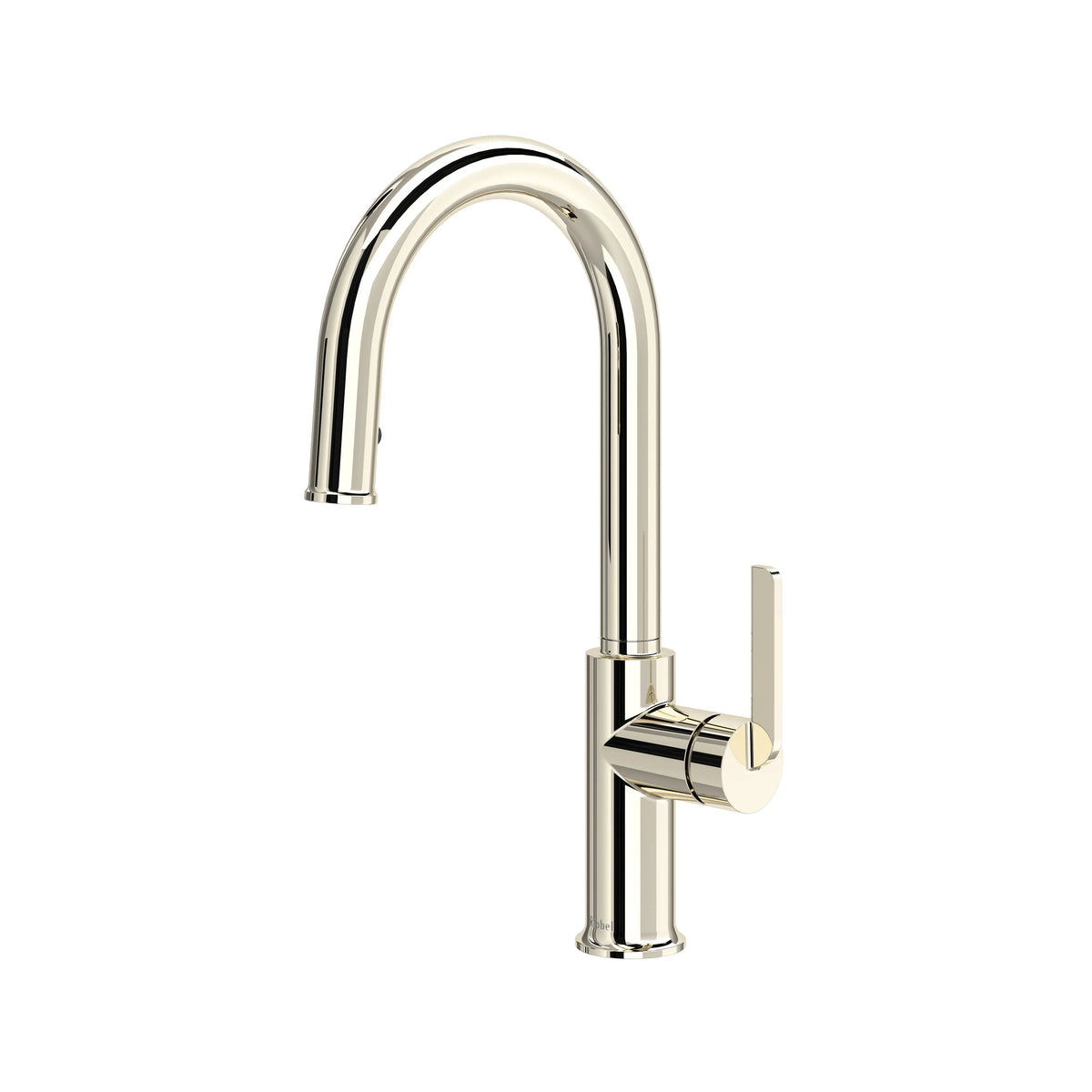 Riobel Authentica Pull-Down Kitchen Faucet with Single Spray - Polished Nickel (AU101PN)