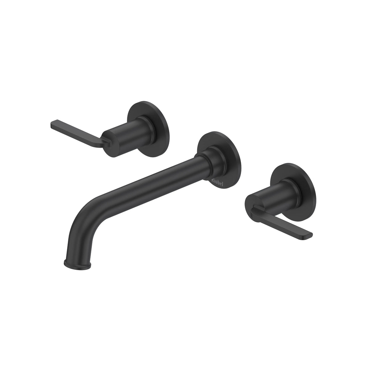 Riobel Authentica Wall-Mount Bathroom Faucet Trim - Black (TAU03BK)