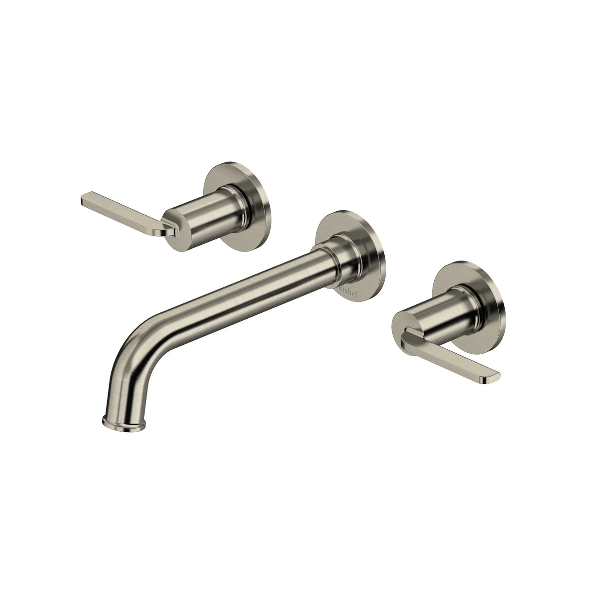 Riobel Authentica Wall-Mount Bathroom Faucet Trim - Brushed Nickel (TAU03BN)