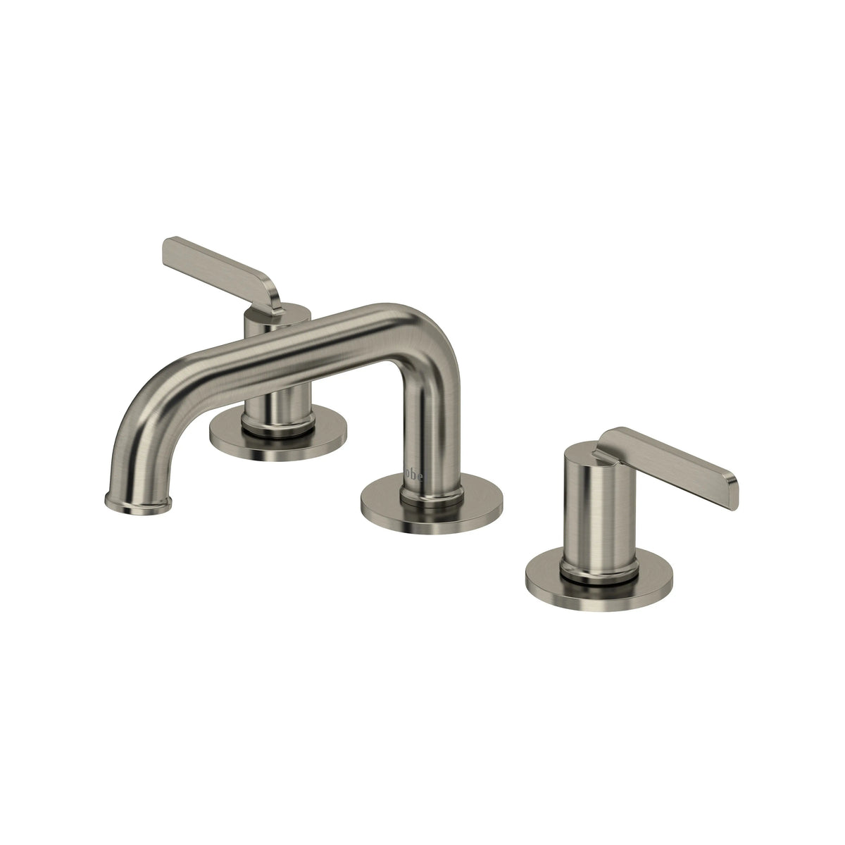 Riobel Authentica Widespread Bathroom Faucet with Low Spout - Brushed Nickel (AUSQ08BN)