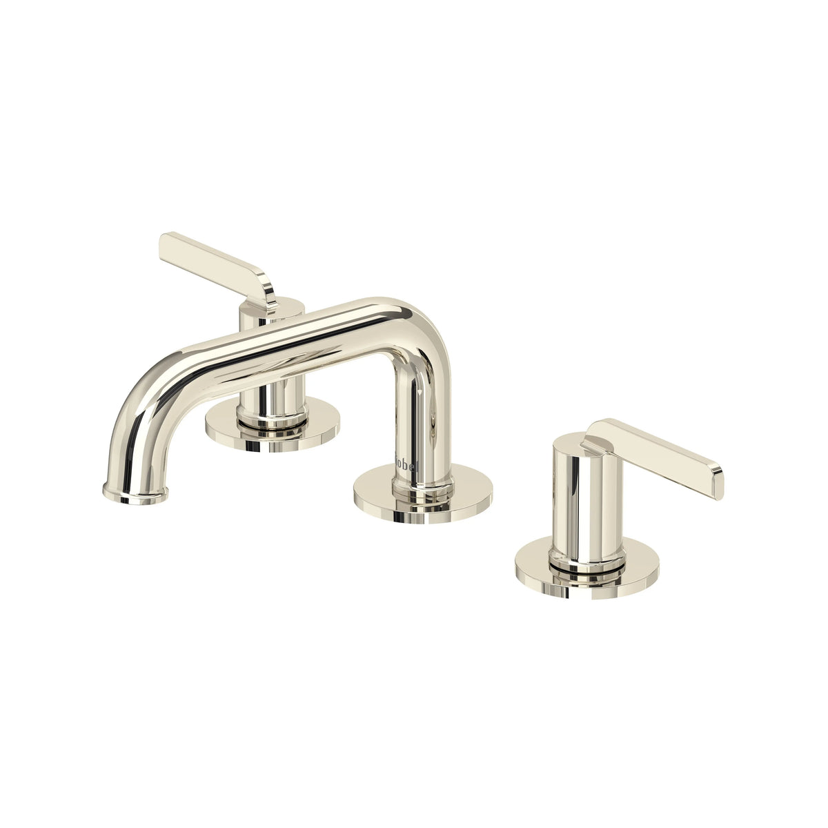 Riobel Authentica Widespread Bathroom Faucet with Low Spout - Polished Nickel (AUSQ08PN)