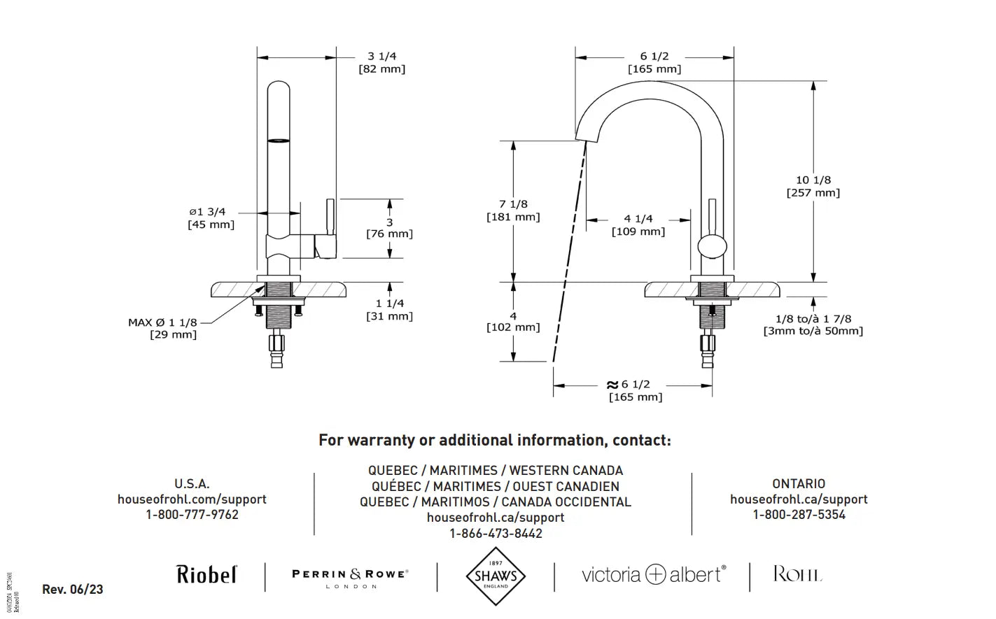 Riobel Azure Filter Kitchen Beverage Faucet AZ701 - Plumbing Market