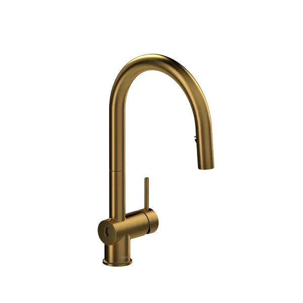 Riobel Azure Pull-Down Touchless Kitchen Faucet With C-Spout - Plumbing Market