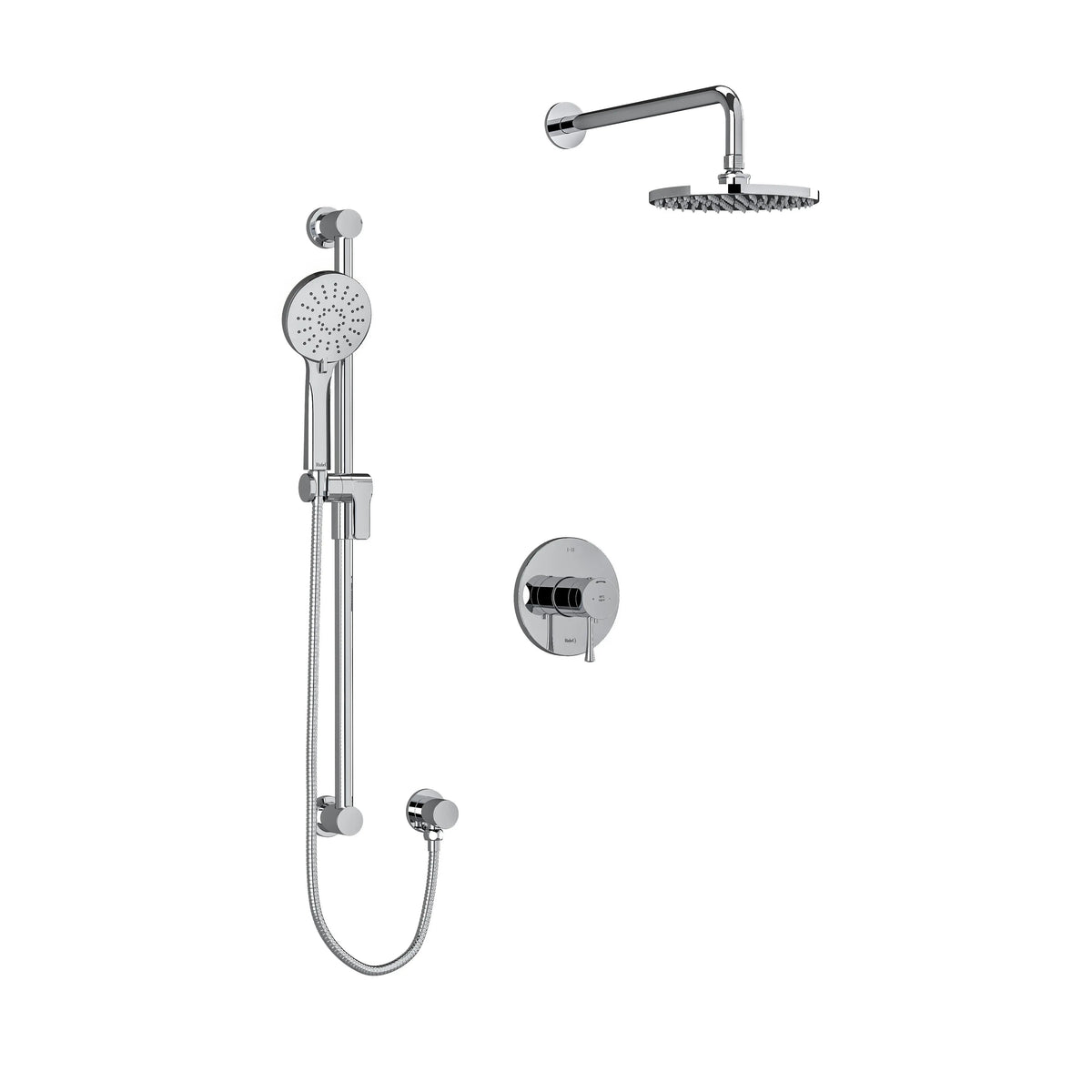 Riobel Edge 1/2" Thermostatic & Pressure Balance Shower Trim Kit 323 - Chrome (TKIT323EDTMC)