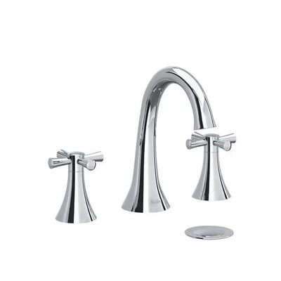 Riobel Edge Widespread Bathroom Faucet with Cross Handles