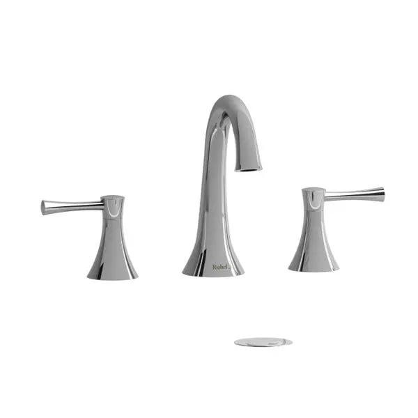 Riobel Edge Widespread Bathroom Faucet with Lever Handles - Plumbing Market