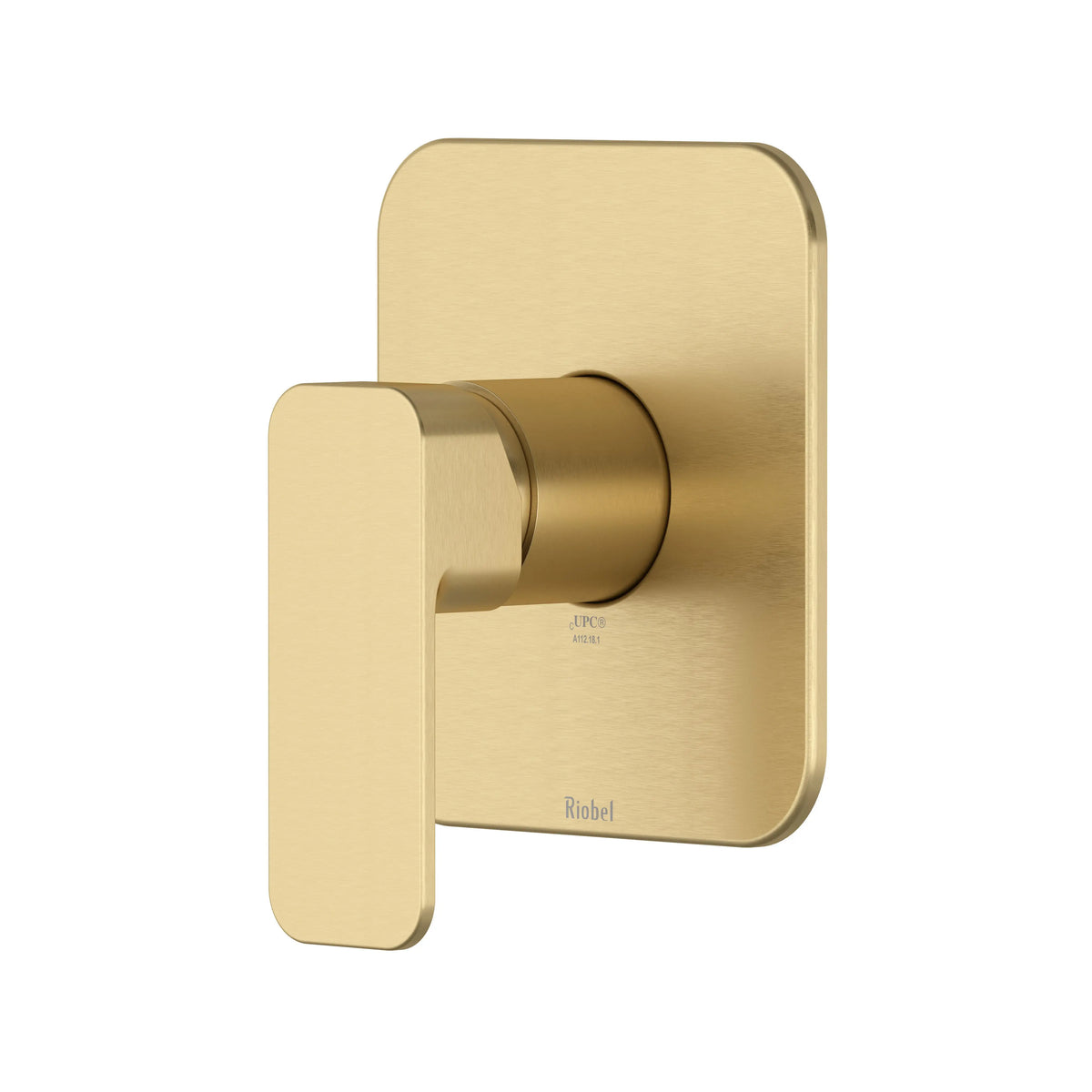 Riobel Equinox 1/2" Pressure Balance Valve Trim - Satin Brass US4 (TEQ51NUS4)