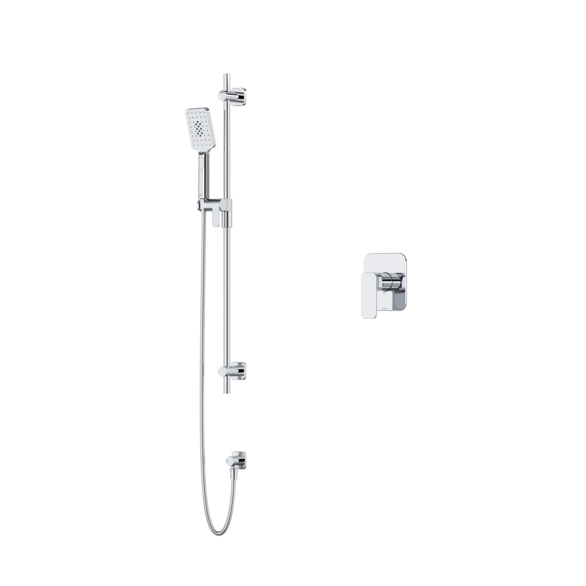 Riobel Equinox Pressure Balance Shower with Hand Shower Set - Chrome (EQ54NC-EX)
