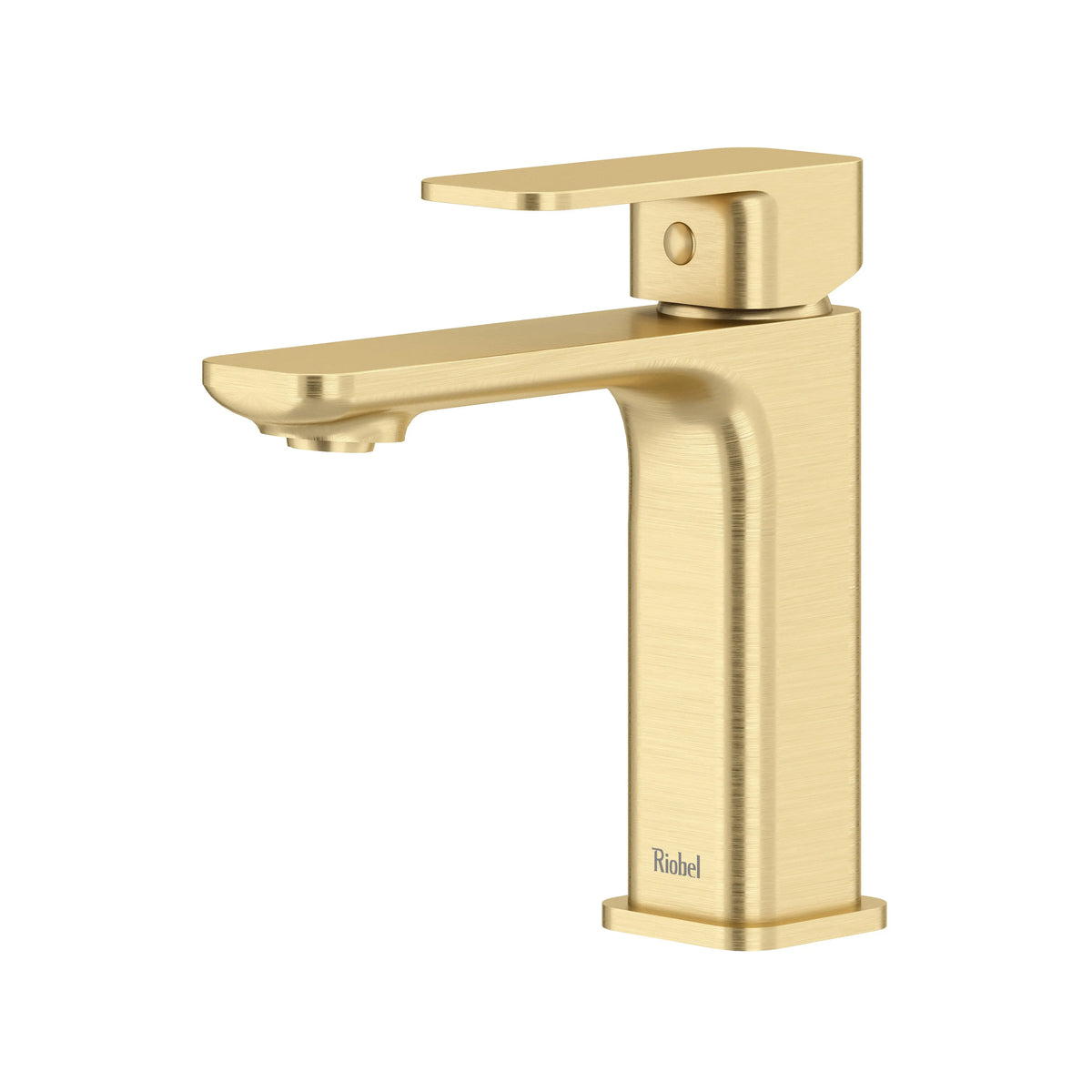 Riobel Equinox Single Handle Bathroom Faucet - Satin Brass US4 (EQS01US4)