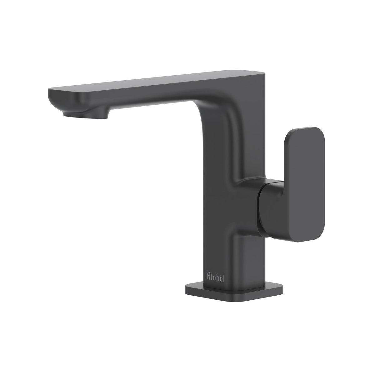 Riobel Equinox Single Handle Bathroom Faucet with Side Handle - Black (EQS01SHBK)