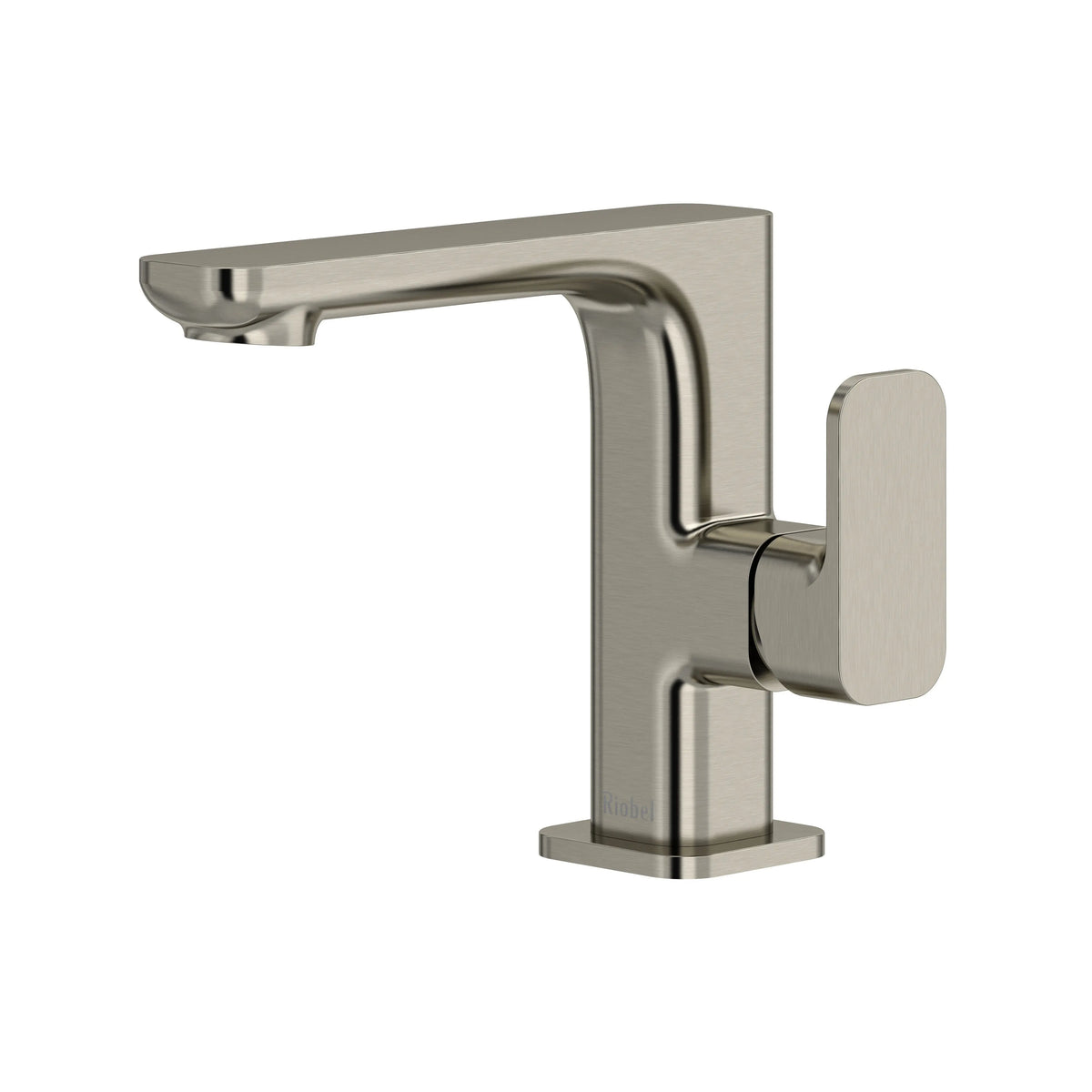 Riobel Equinox Single Handle Bathroom Faucet with Side Handle - Brushed Nickel (EQS01SHBN)