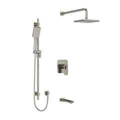 Riobel Equinox TKIT#1345EQBN Bathtub & Shower Trim Brushed Nickel - Plumbing Market