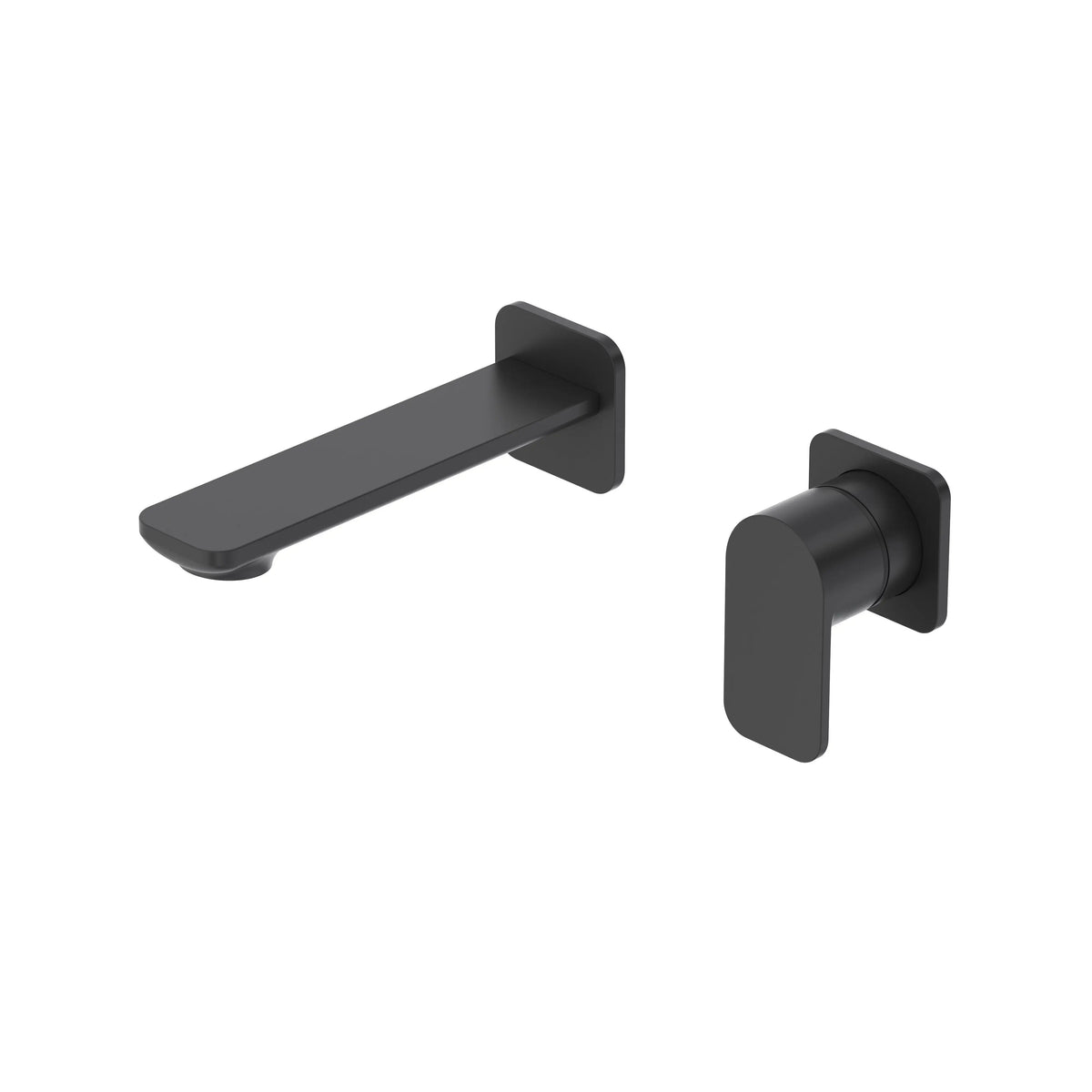 Riobel Equinox Wall-Mount Bathroom Faucet Trim 360° Spout - Black (TEQ360BK)