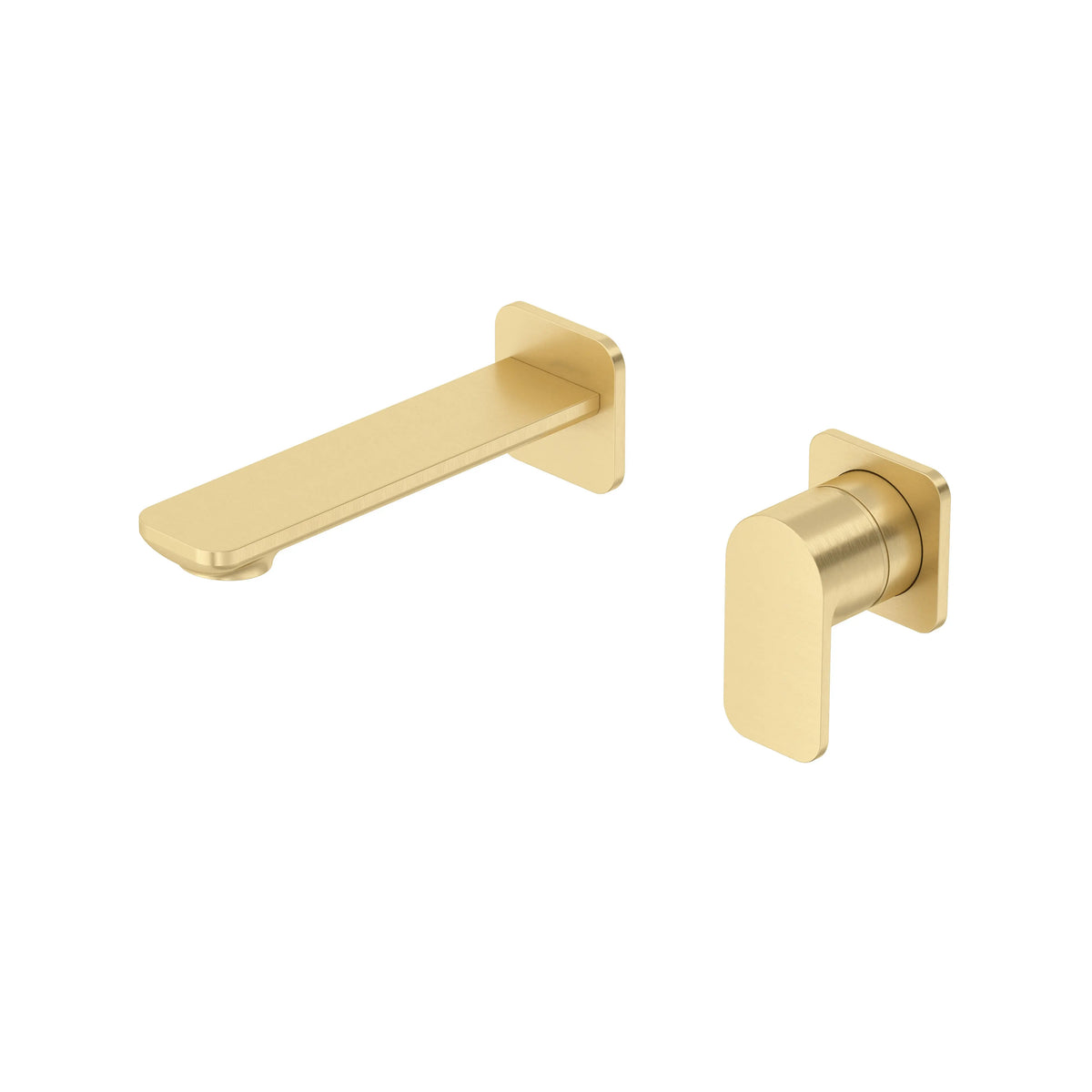 Riobel Equinox Wall-Mount Bathroom Faucet Trim 360° Spout - Satin Brass US4 (TEQ360US4)