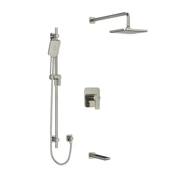 Riobel Fresk 1/2" Thermostatic & Pressure Balance Shower Trim Kit 1345 - Brushed Nickel (TKIT1345FRBN-6)