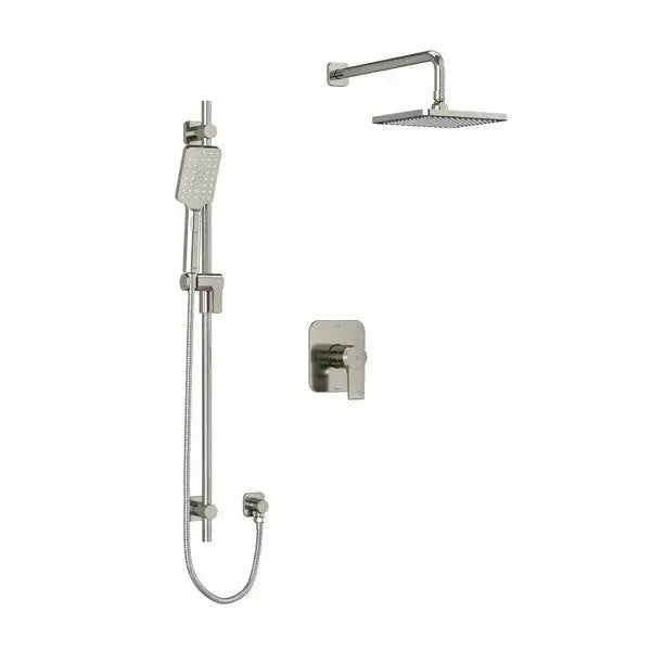 Riobel Fresk 1/2" Thermostatic & Pressure Balance Shower Trim Kit 323 - Brushed Nickel (TKIT323FRBN-6)