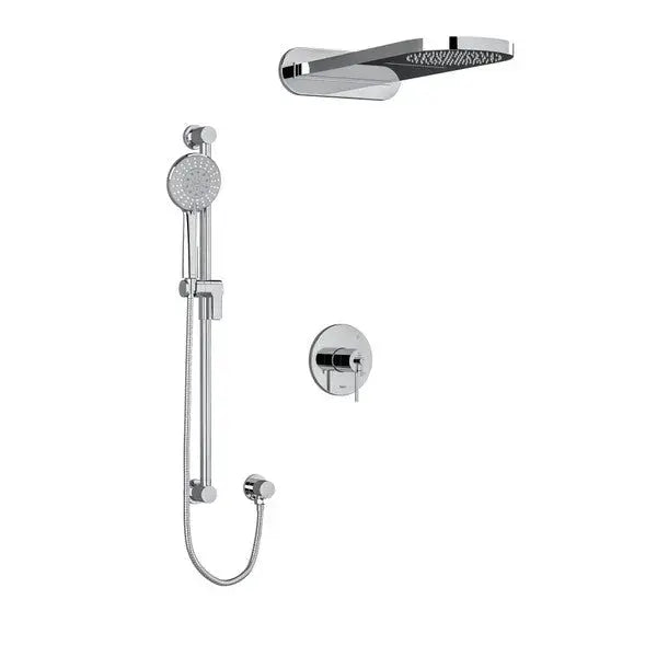 Riobel GS 1/2" Thermostatic & Pressure Balance Shower Kit 2745 - Chrome (KIT2745GSC-EX)
