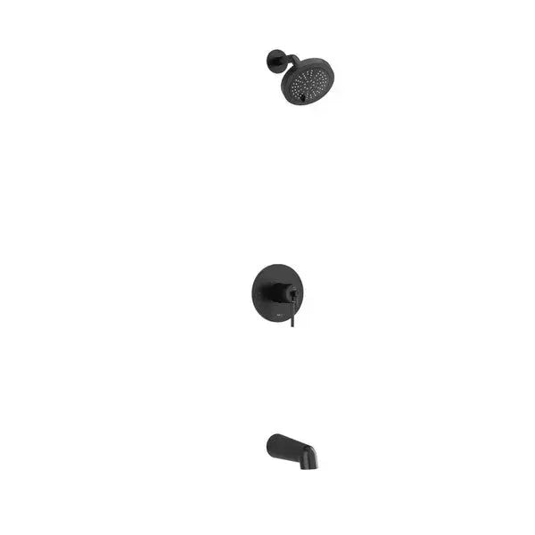 Riobel GS 1/2" Thermostatic & Pressure Balance Shower Kit 4744 - Black (KIT4744GSBK-EX)