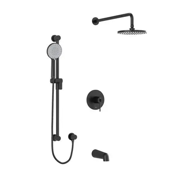 Riobel GS 1/2" Thermostatic & Pressure Balance Shower Trim Kit 1345 - Black (TKIT1345GSBK-6)