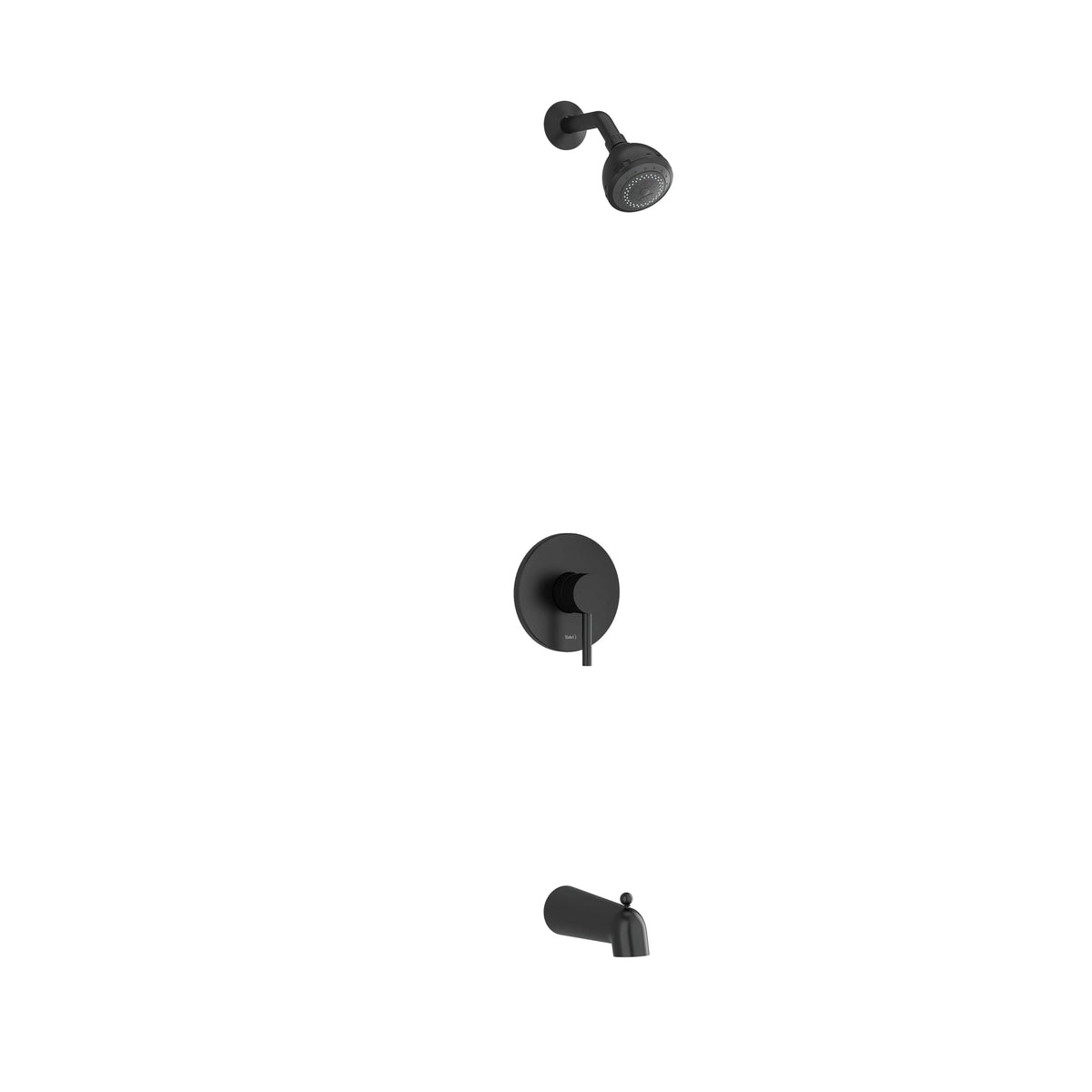 Riobel GS Pressure Balance Shower Kit GS53 - Black (GS53BK)