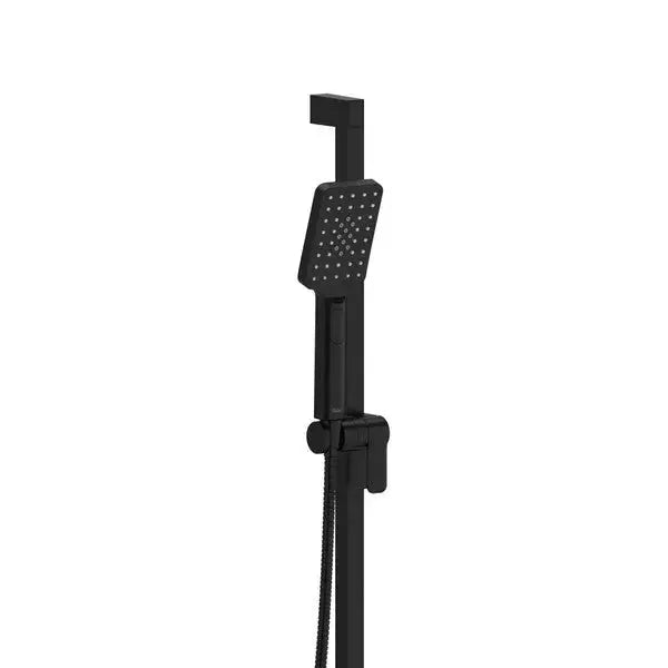 Riobel Handshower Set With 30" Slide Bar And 3-Function Handshower - Black (4665BK-WS)