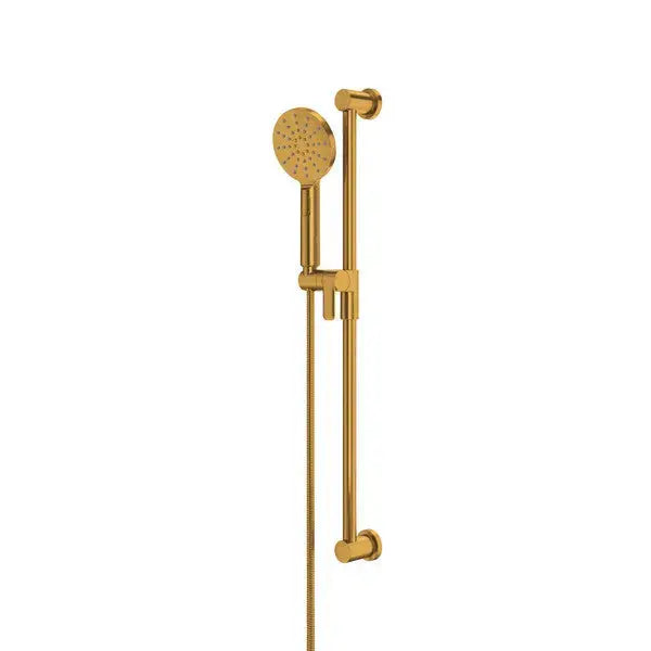 Riobel Handshower Set With 31" Slide Bar And 3-Function Handshower 4664 - Brushed Gold (4664BG-WS)