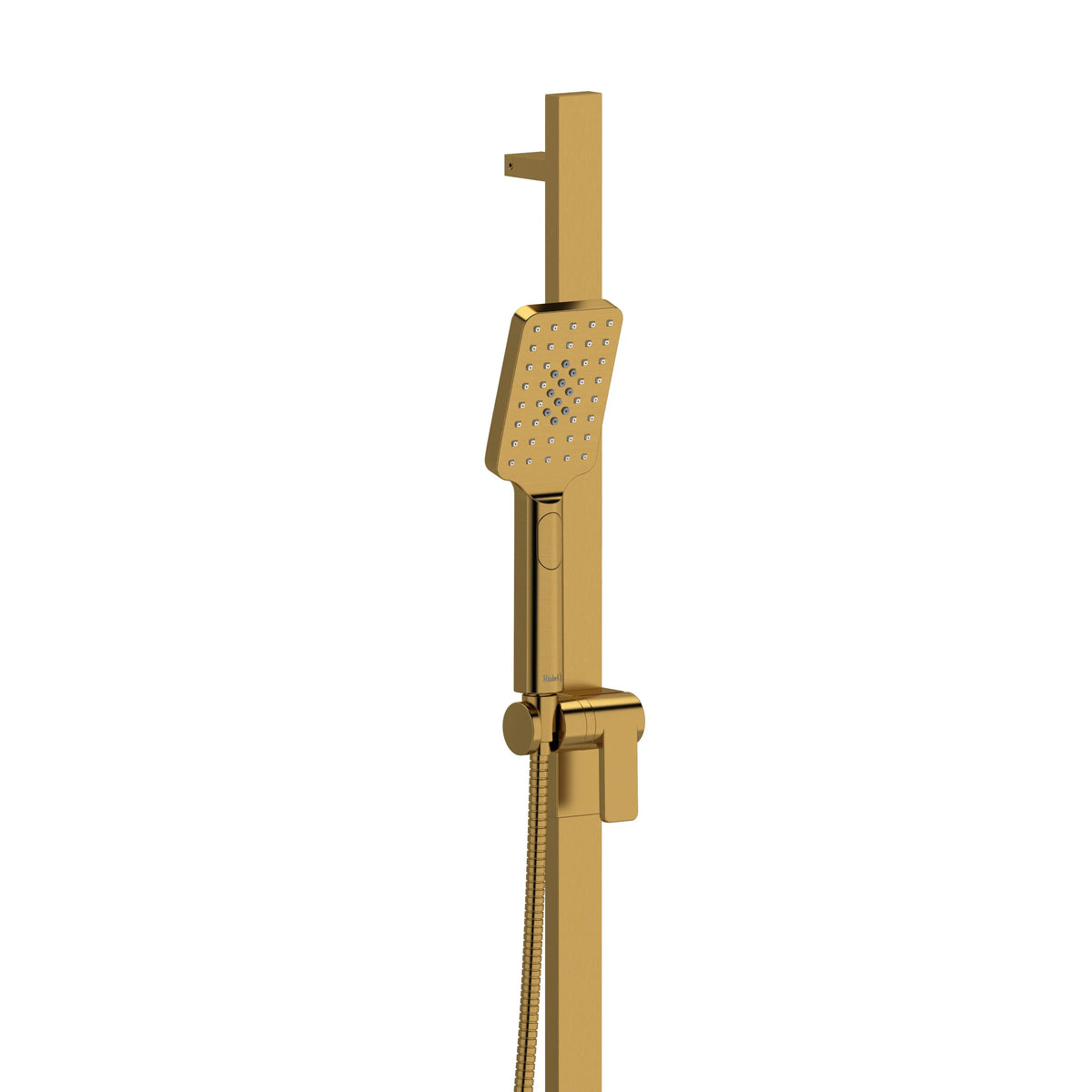 Riobel Handshower Set With 32" Slide Bar And 3-Function Handshower 4845 - Brushed Gold (4845BG-WS)