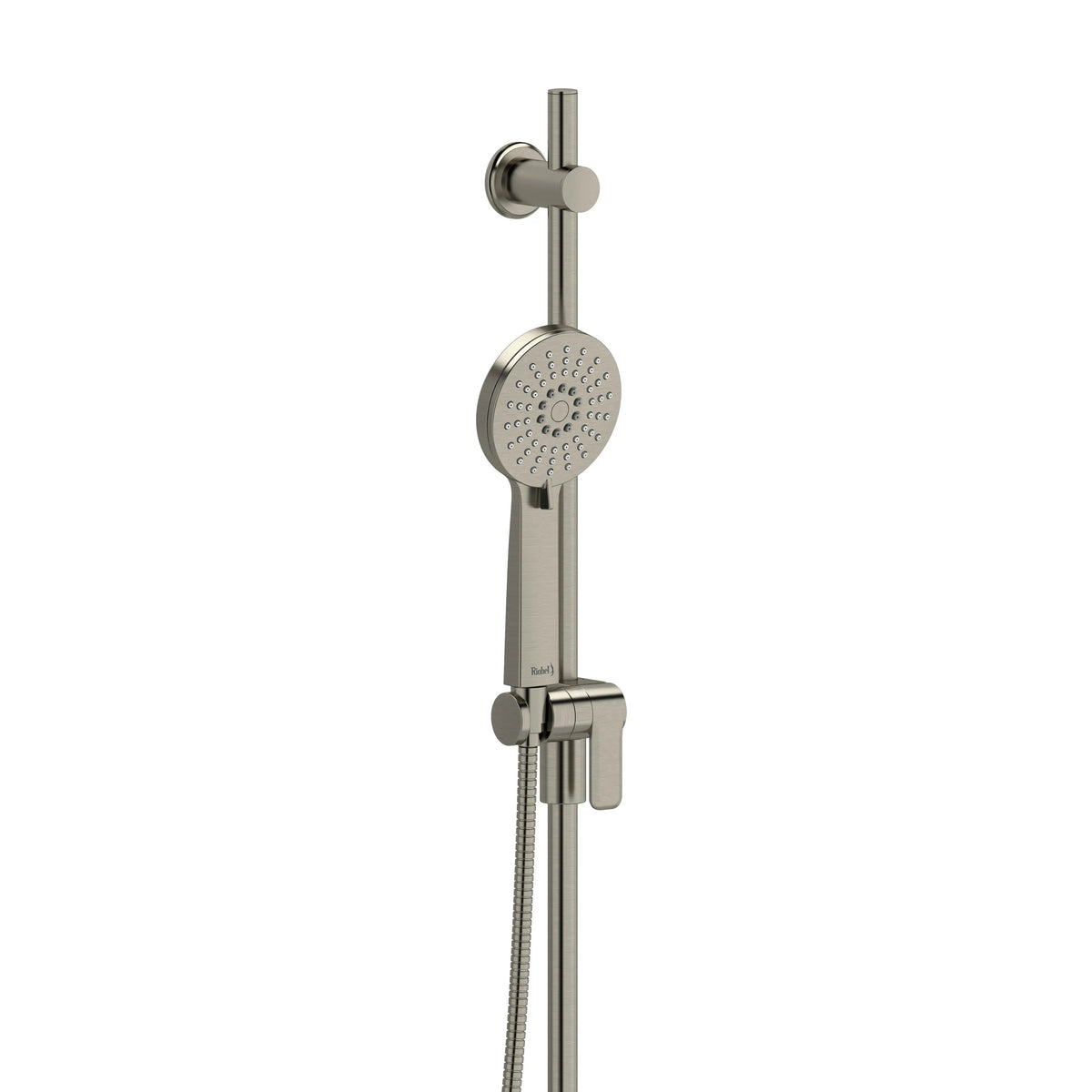 Riobel Handshower Set With 35" Slide Bar And 3-Function Handshower - Brushed Nickel (4861BN-WS)