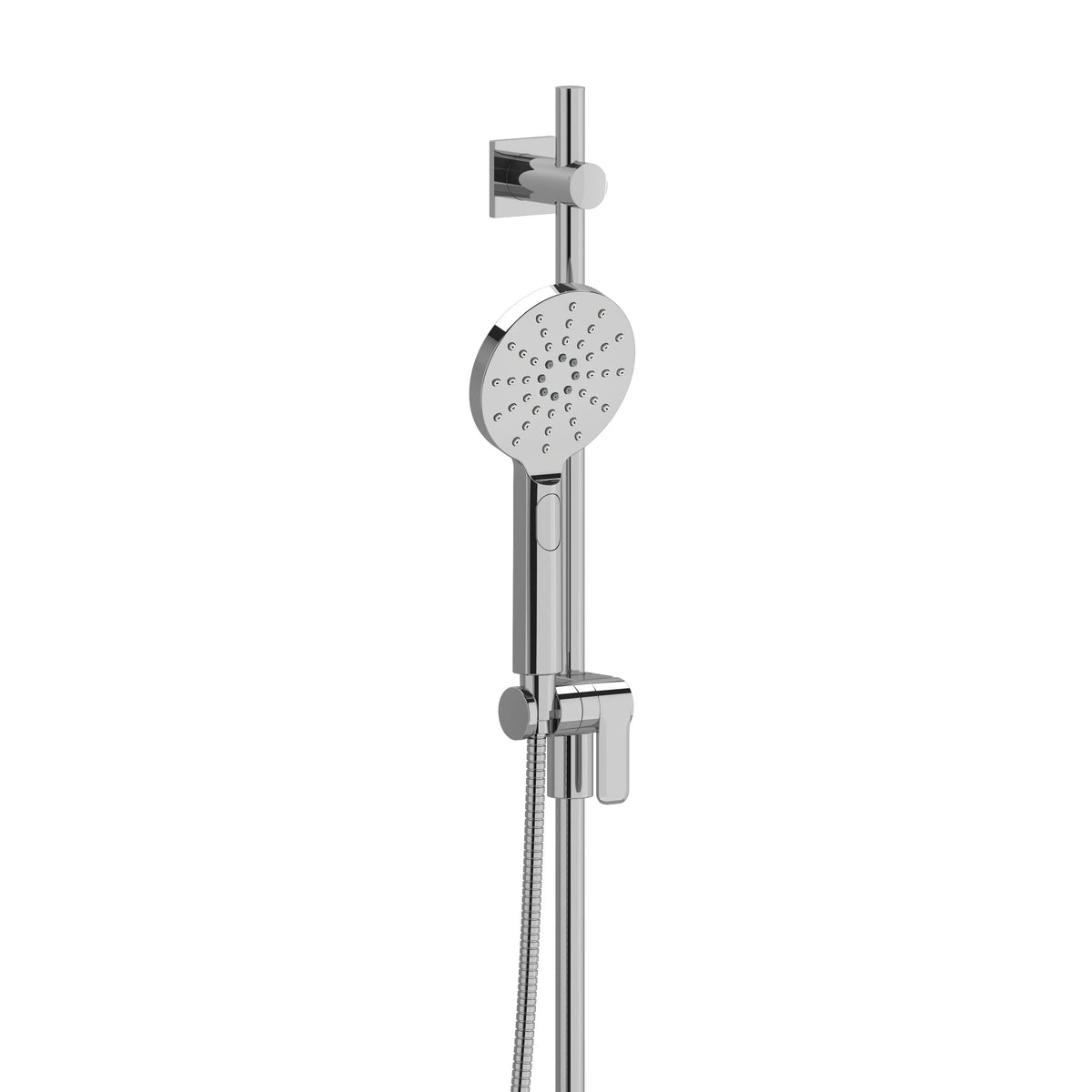 Riobel Handshower Set With 36" Slide Bar And 3-Function Handshower 4824 — Chrome - Chrome (4824C-WS)
