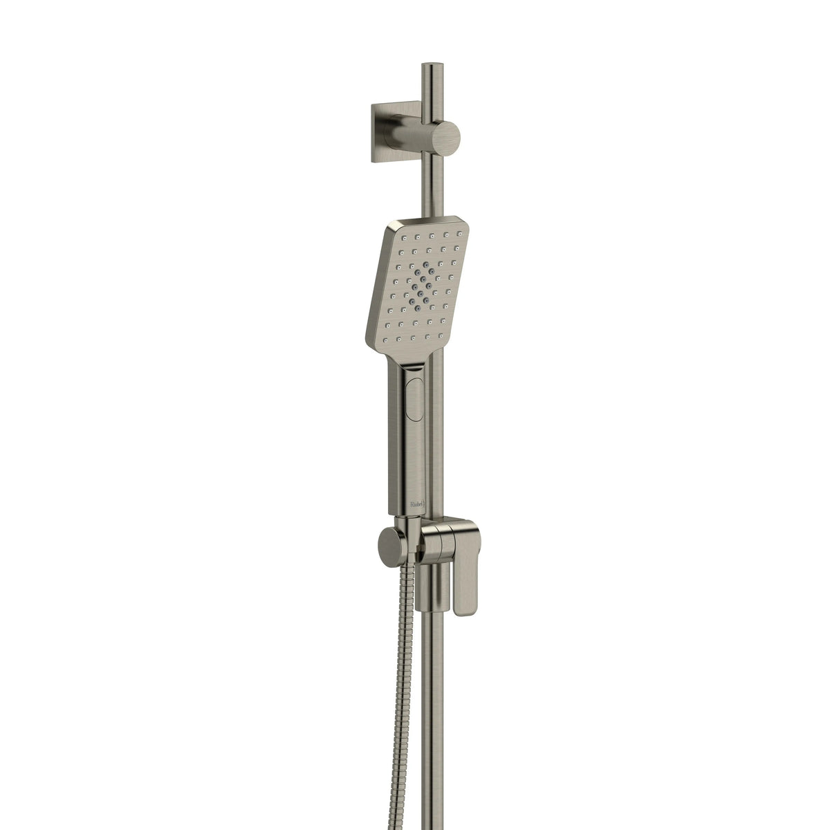Riobel Handshower Set With 36" Slide Bar And 3-Function Handshower 4825 - Brushed Nickel (4825BN-WS)