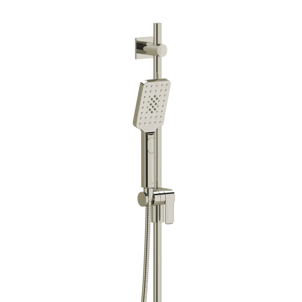 Riobel Handshower Set With 36" Slide Bar And 3-Function Handshower 4825 - Polished Nickel (4825PN-WS)