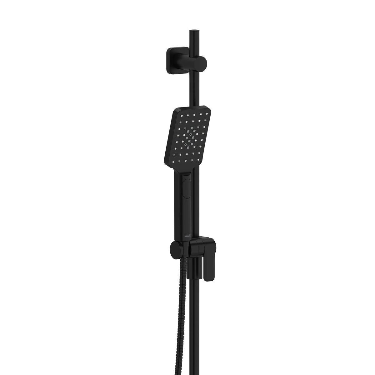 Riobel Handshower Set With 36" Slide Bar And 3-Function Handshower 4835 - Black (4835BK-WS)