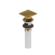 Riobel Lavatory Push Drain With Overflow DB140 - Brushed Gold (DB140BG)