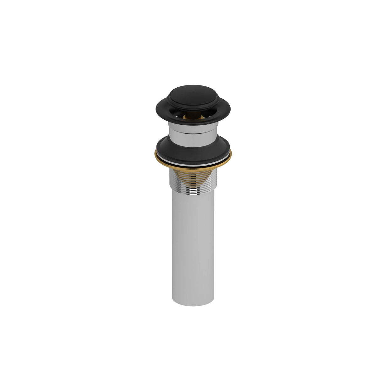 Riobel Lavatory Push Drain Without Overflow DL150 - Black (DL150BK)