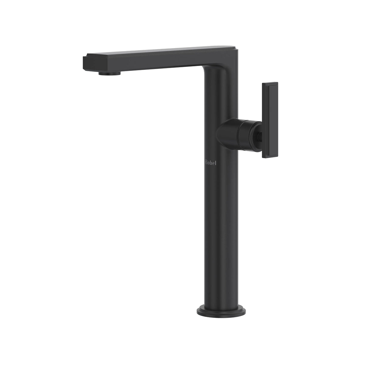 Riobel Manifesto Single Handle Tall Bathroom Faucet - Black (MFL01BK)