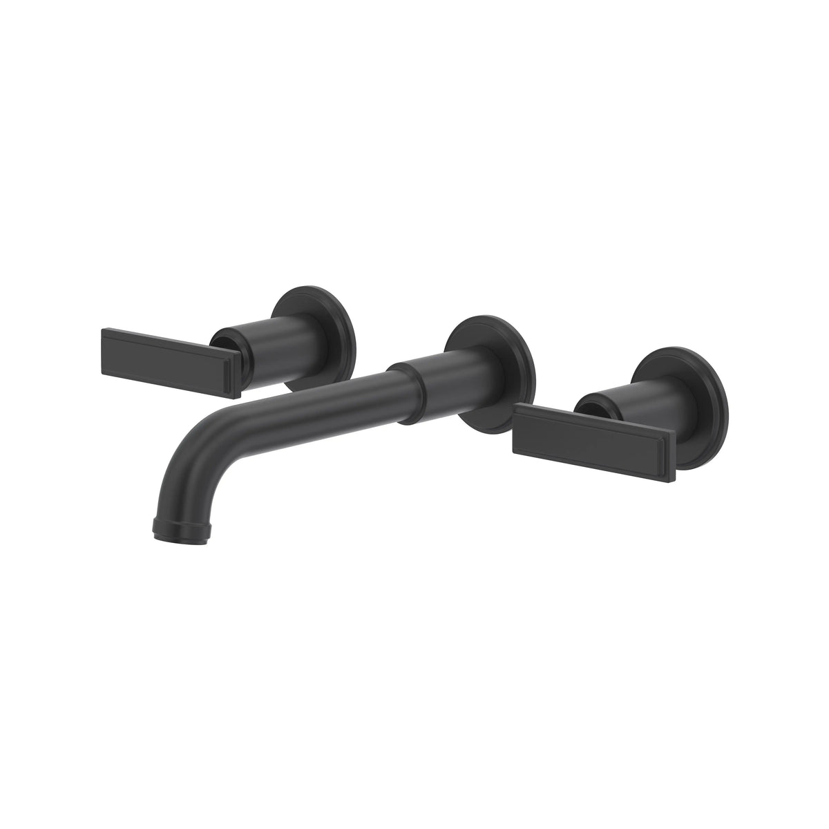 Riobel Manifesto Wall-Mount Bathroom Faucet Trim - Black (TMF03LBK)