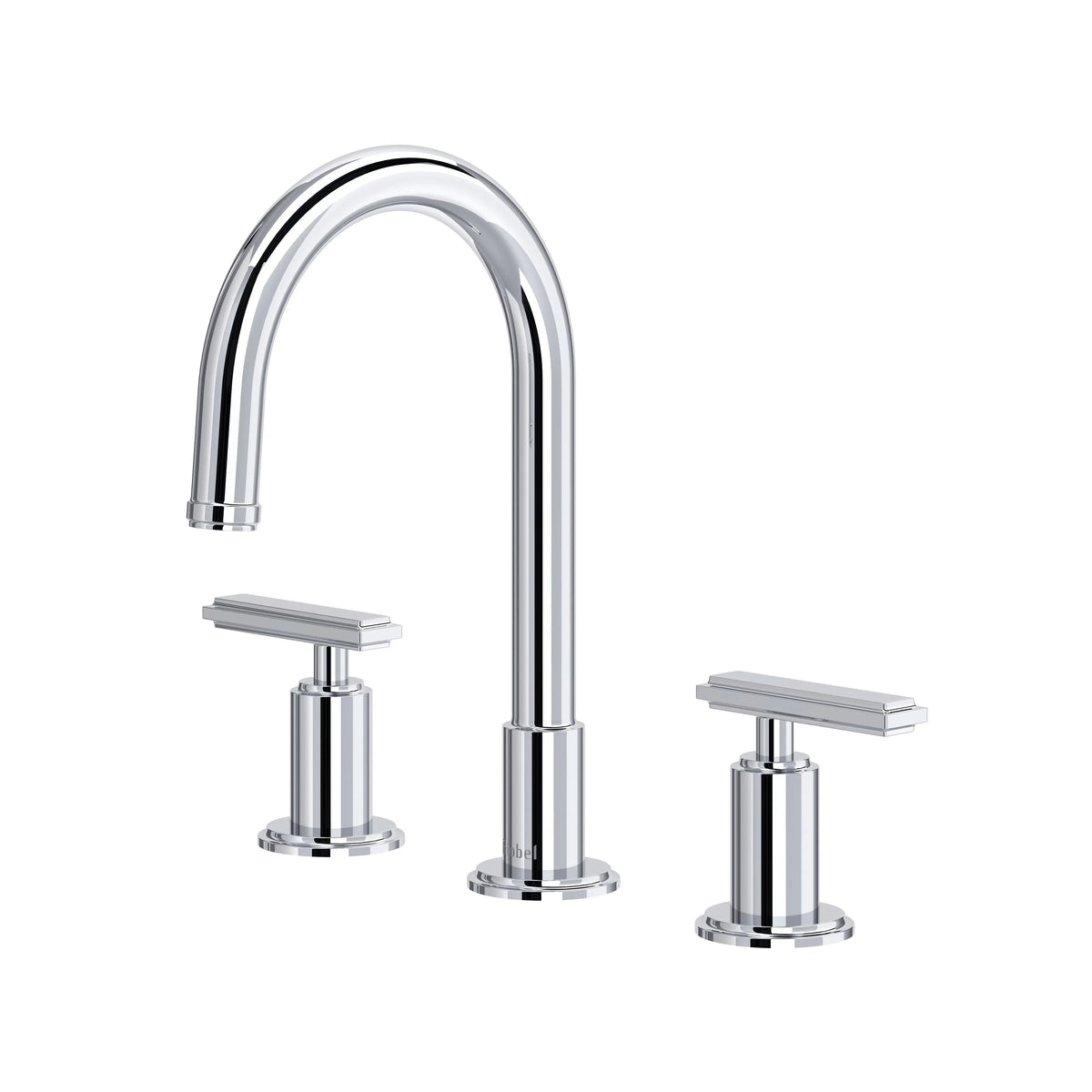 Riobel Manifesto Widespread Bathroom Faucet with C-Spout - Chrome (MFRD08LC)