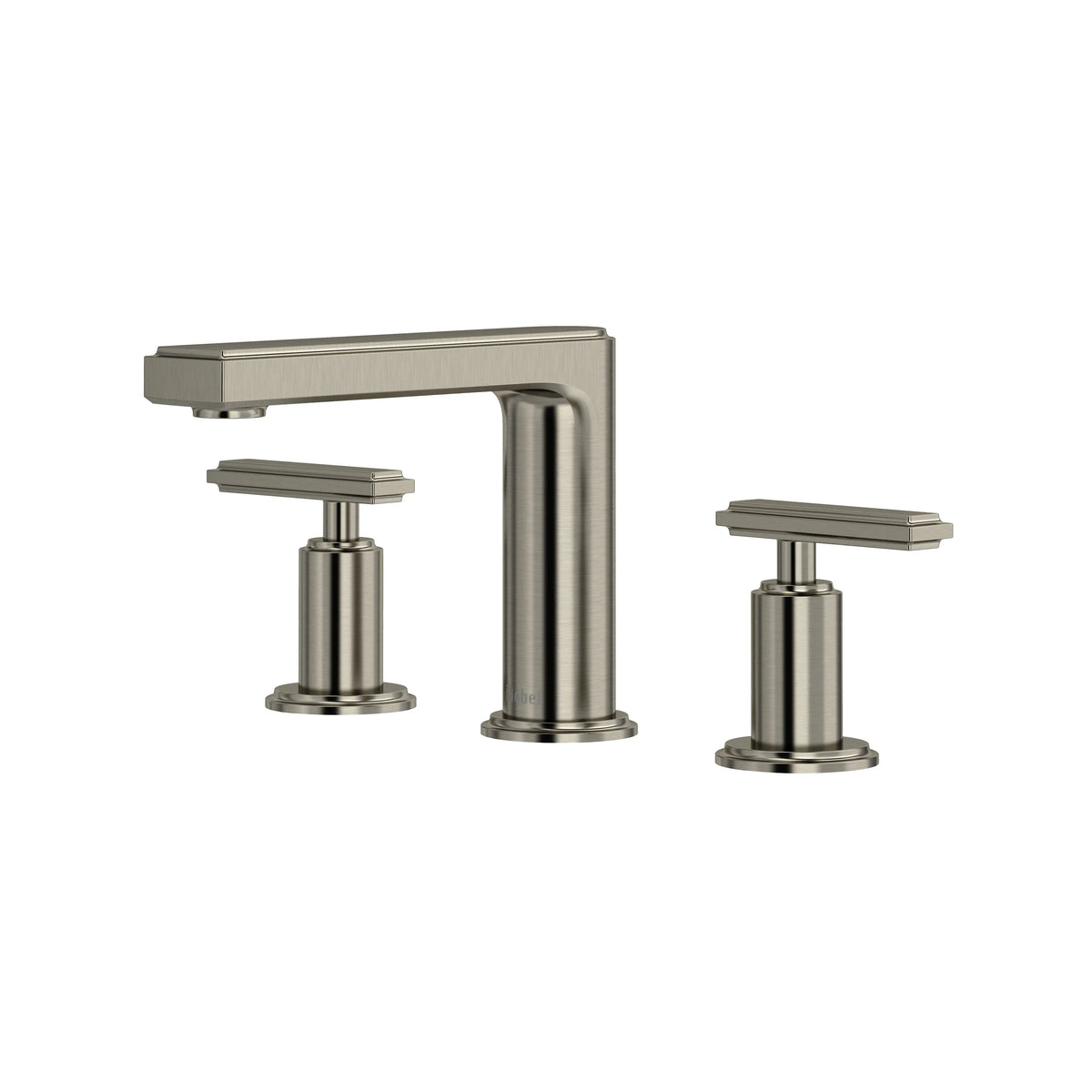 Riobel Manifesto Widespread Bathroom Faucet with Low Spout - Brushed Nickel (MF08LBN)