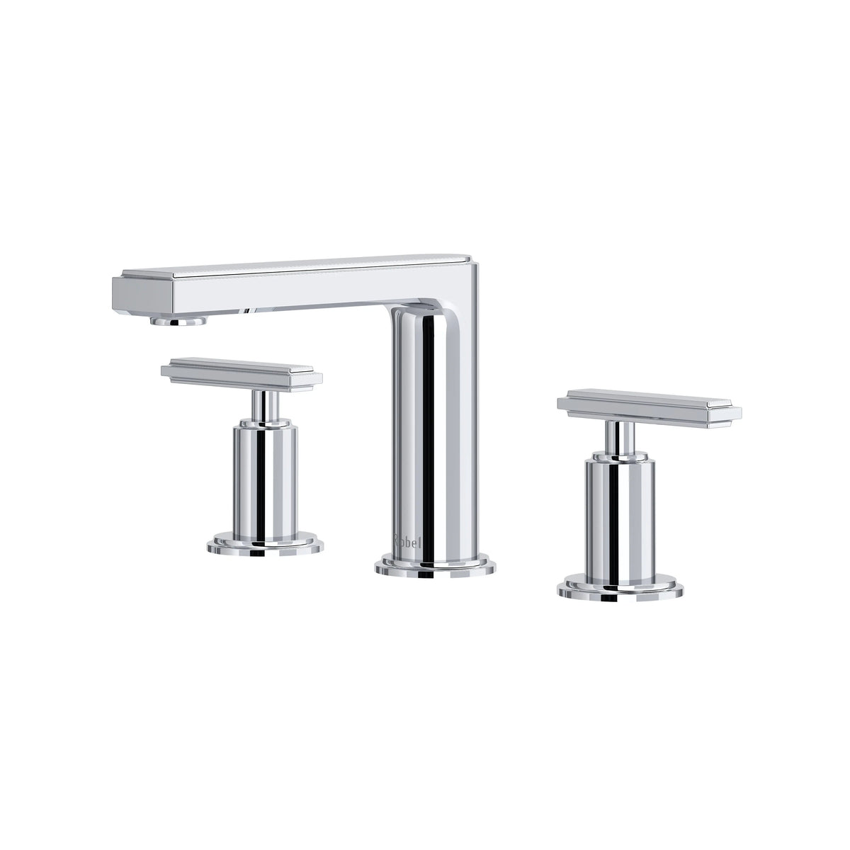 Riobel Manifesto Widespread Bathroom Faucet with Low Spout - Chrome (MF08LC)