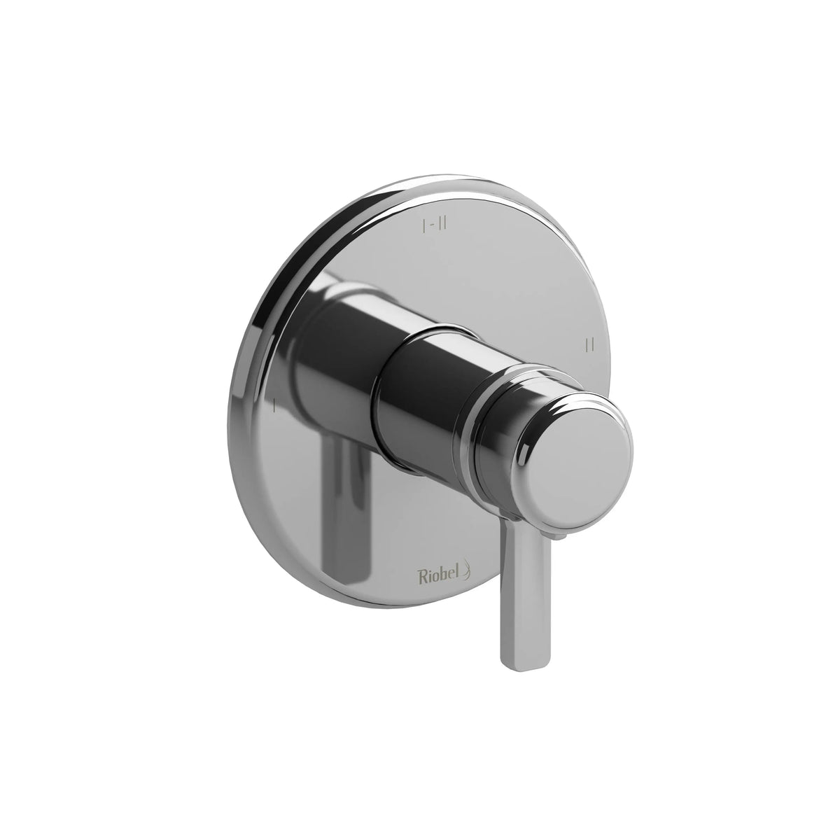 Riobel Momenti 1/2" Thermostatic & Pressure Balance Valve Trim with 3 Functions - Chrome (TMMRD23JC)