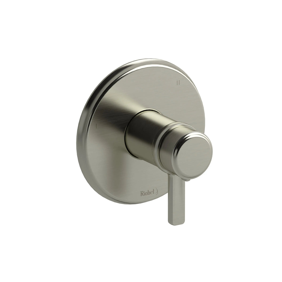 Riobel Momenti 1/2" Thermostatic & Pressure Balance Valve Trim with 3 Functions - Brushed Nickel (TMMRD47JBN)