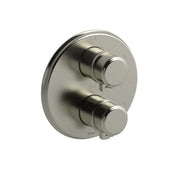 Riobel Momenti 3/4" Thermostatic & Pressure Balance Valve Trim with 6 Functions - Brushed Nickel (TMMRD46JBN)