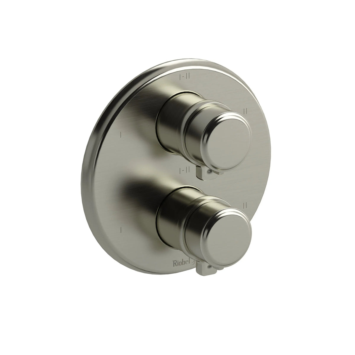 Riobel Momenti 3/4" Thermostatic & Pressure Balance Valve Trim with 6 Functions - Brushed Nickel (TMMRD46JBN)