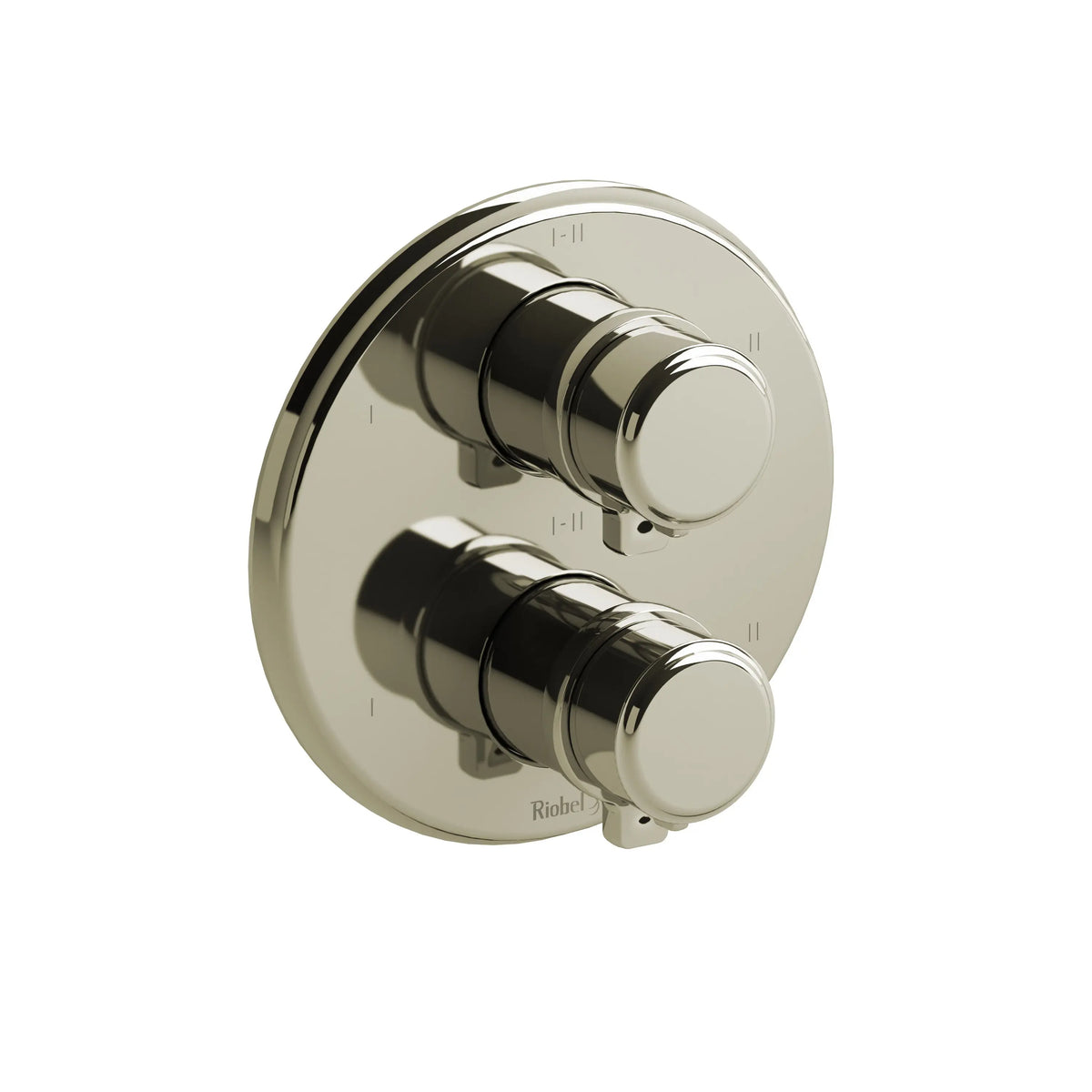 Riobel Momenti 3/4" Thermostatic & Pressure Balance Valve Trim with 6 Functions - Polished Nickel (TMMRD46JPN)