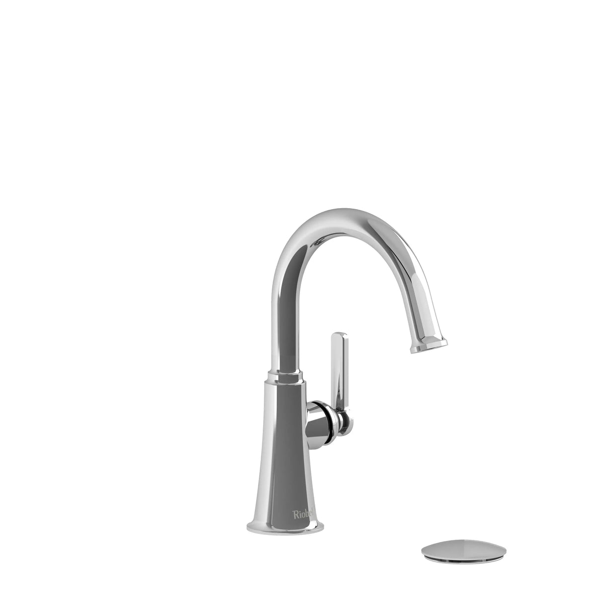 Riobel Momenti Single Handle Bathroom Faucet with C-Spout - Chrome (MMRDS01JC)