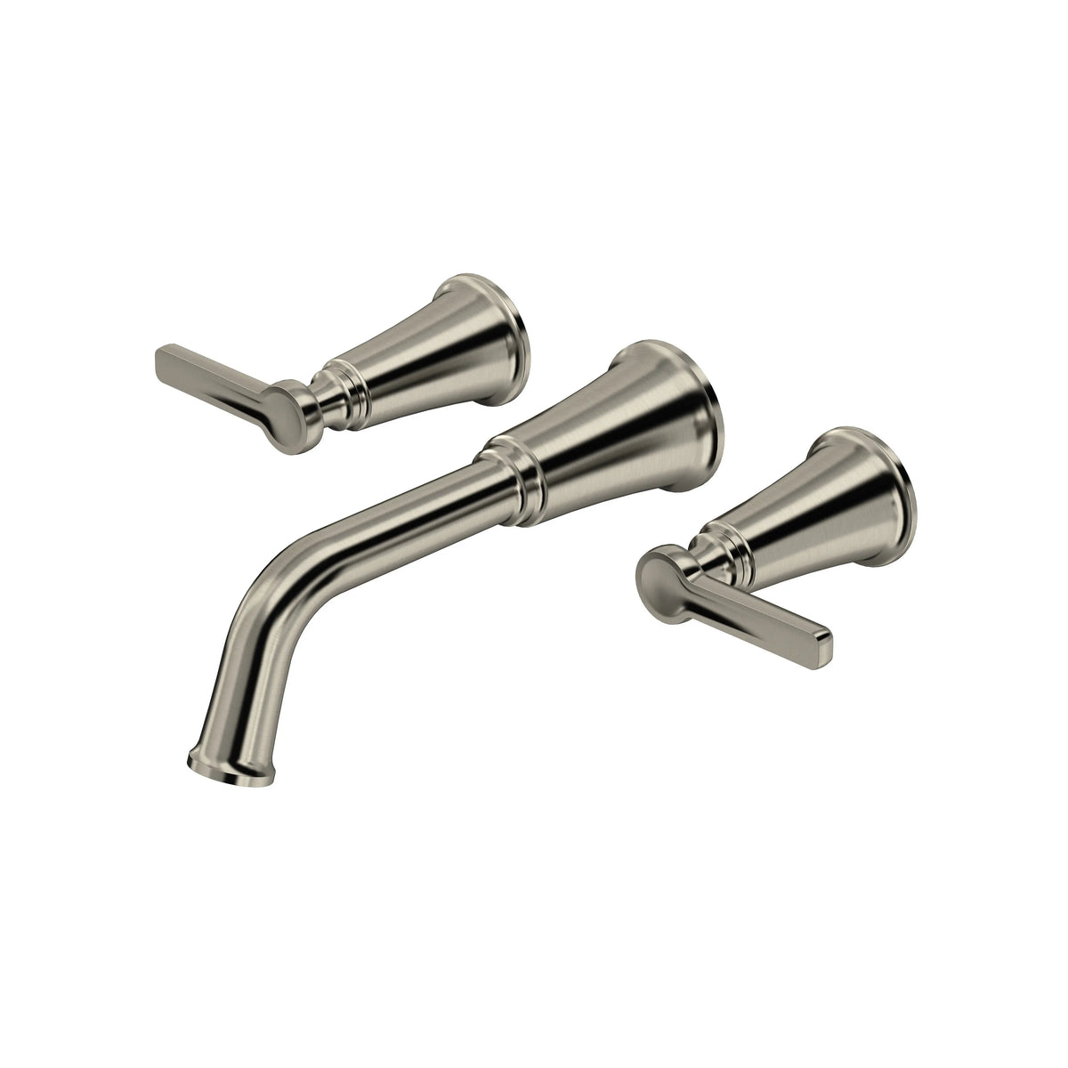 Riobel Momenti Wall-Mount Tub Filler Trim - Brushed Nickel (TMMSQ05JBN)